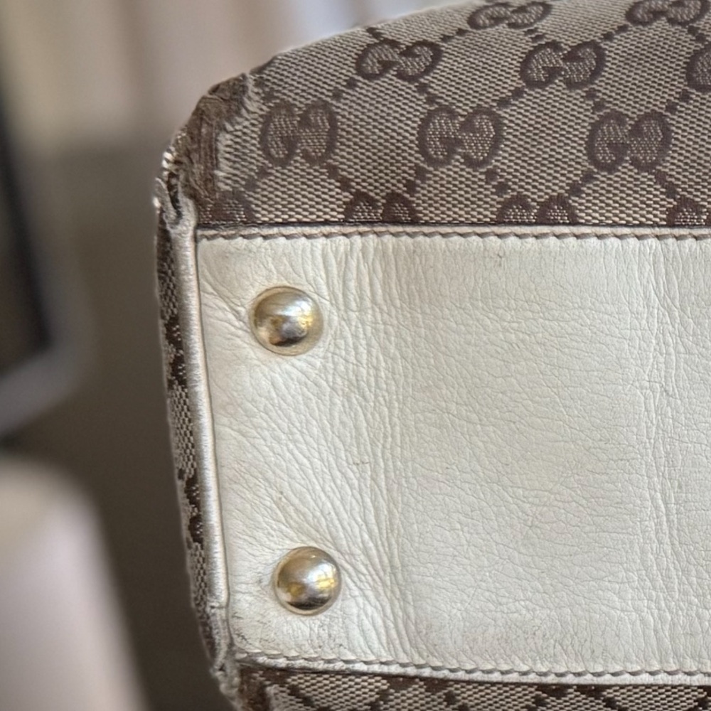 New Price! Gucci “Peggy” Iconic Monogram Large Tote - Picture 10 of 14